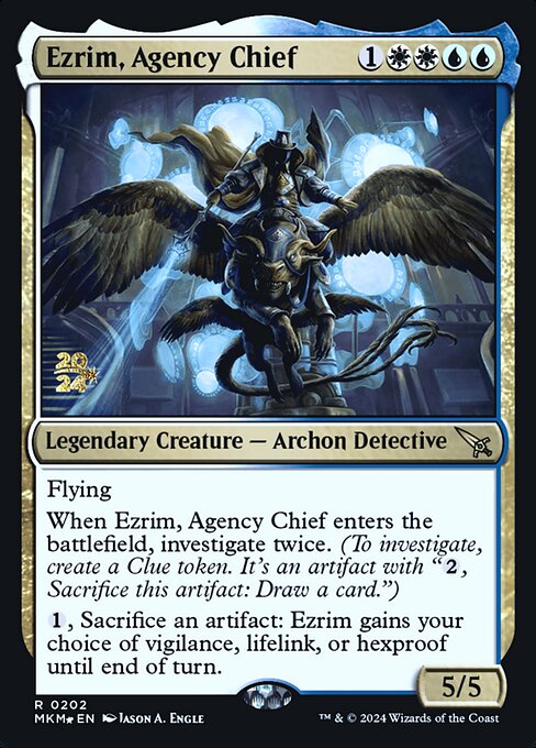 Ezrim, Agency Chief (202s) (Foil) - Murders at Karlov Manor Promos - Game On
