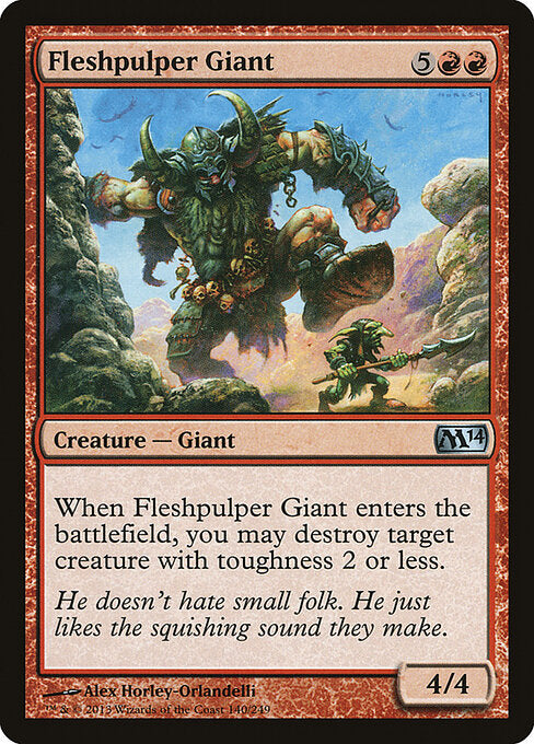 Fleshpulper Giant (140) (Foil) - Magic 2014 - Game On
