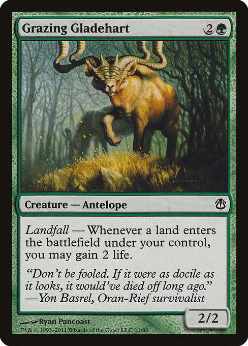 Grazing Gladehart (11) - Duel Decks: Ajani vs. Nicol Bolas - Game On