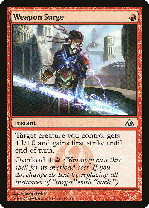 Weapon Surge (40) (Foil) - Dragon's Maze - Game On