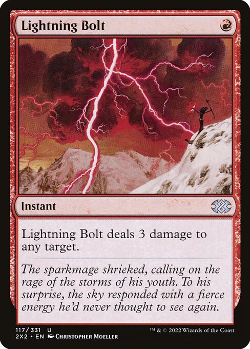 Lightning Bolt (117) - Double Masters 2022 - Game On
