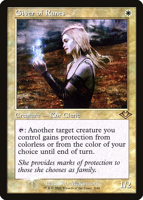 Giver of Runes (3) (Etched) - Modern Horizons 1 Timeshifts - Game On