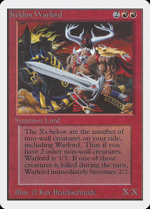 Keldon Warlord (161) - Unlimited Edition - Game On