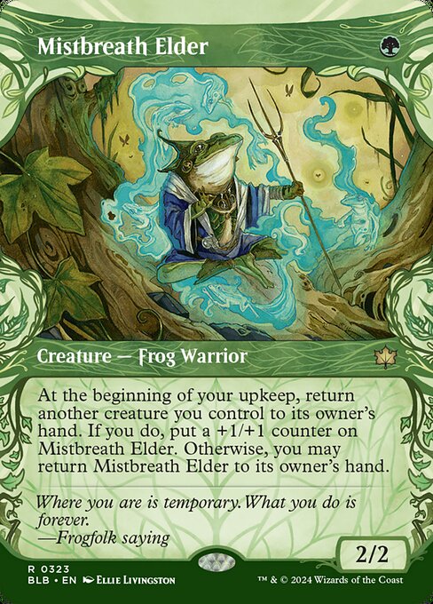 Mistbreath Elder (323) - BORDERLESS - Bloomburrow - Game On