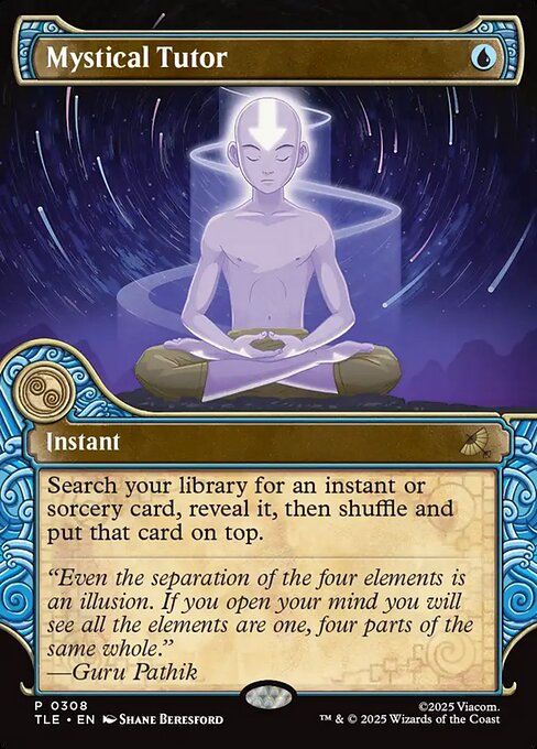 Mystical Tutor (308) - BORDERLESS - Avatar: The Last Airbender Eternal - Game On