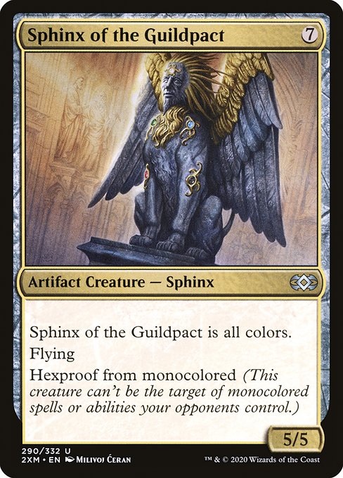 Sphinx of the Guildpact (290) (Foil) - Double Masters - Game On