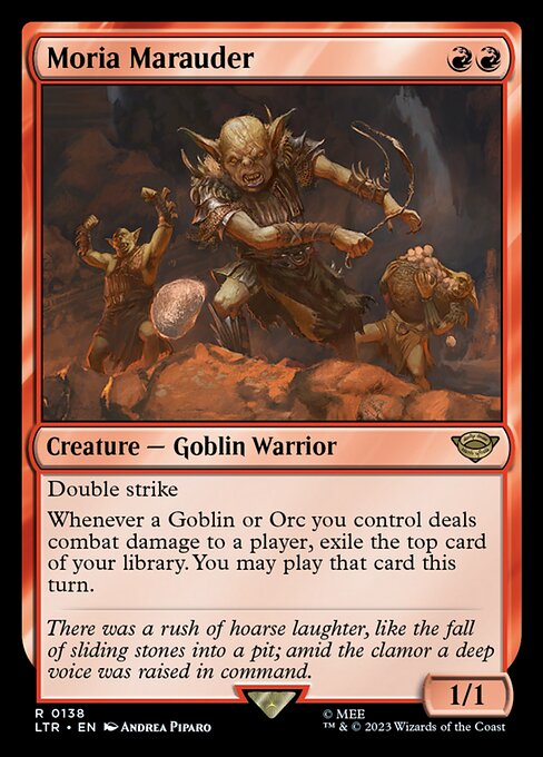Moria Marauder (138) (Foil) - The Lord of the Rings: Tales of Middle-earth - Game On