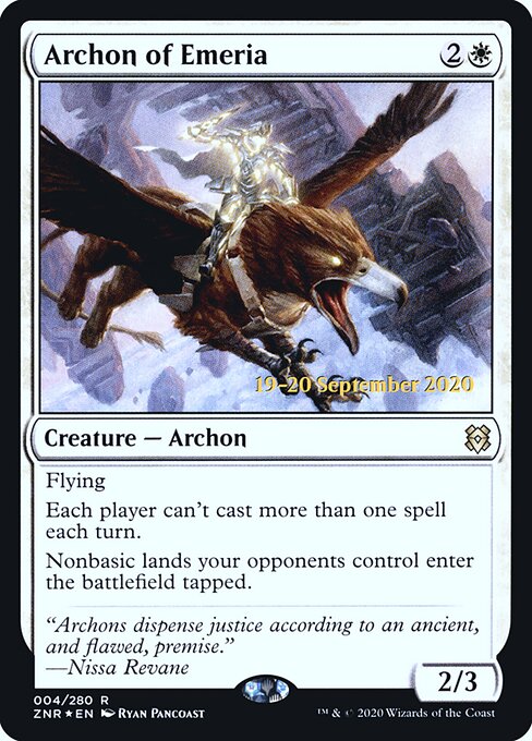 Archon of Emeria (4s) (Foil) - Zendikar Rising Promos - Game On