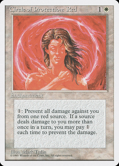 Circle of Protection: Red (17) - Fourth Edition - Game On