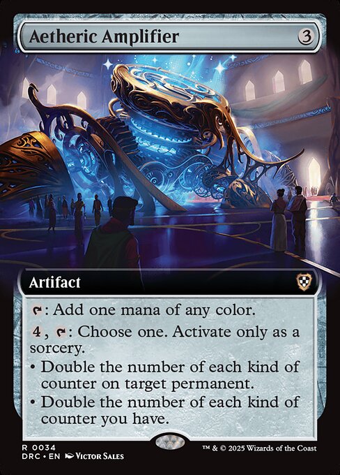 Aetheric Amplifier (34) - EXTENDED ART - Aetherdrift Commander - Game On
