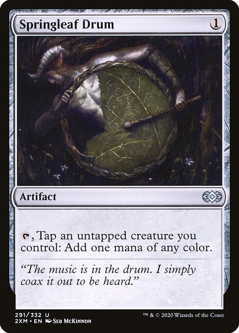 Springleaf Drum (291) (Foil) - Double Masters - Game On