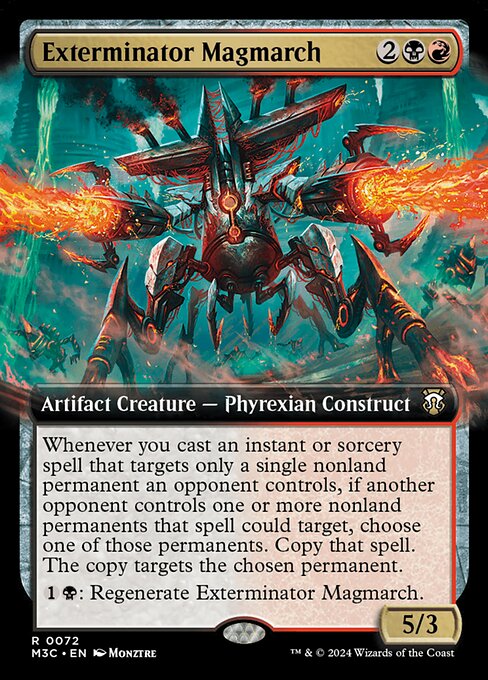 Exterminator Magmarch (72) - EXTENDED ART - Modern Horizons 3 Commander - Game On