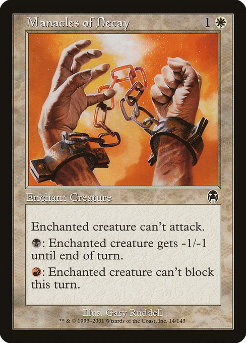Manacles of Decay (14) (Foil) - Apocalypse - Game On