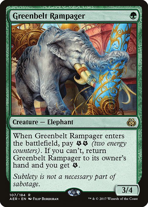 Greenbelt Rampager (107) - Aether Revolt - Game On