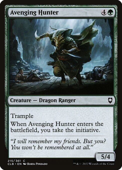 Avenging Hunter (215) - Commander Legends: Battle for Baldur's Gate - Game On
