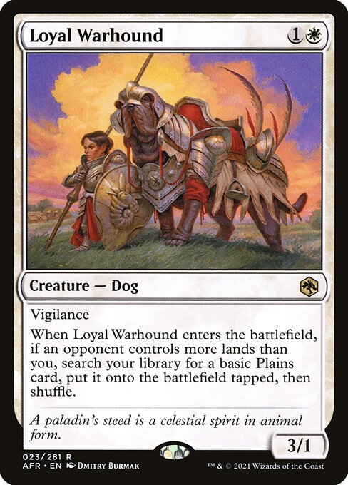 Loyal Warhound (23) - Adventures in the Forgotten Realms - Game On