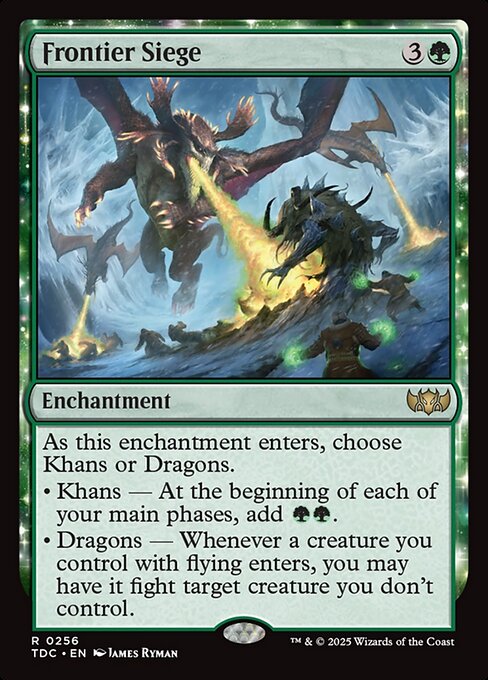 Frontier Siege (256) - Tarkir: Dragonstorm Commander - Game On