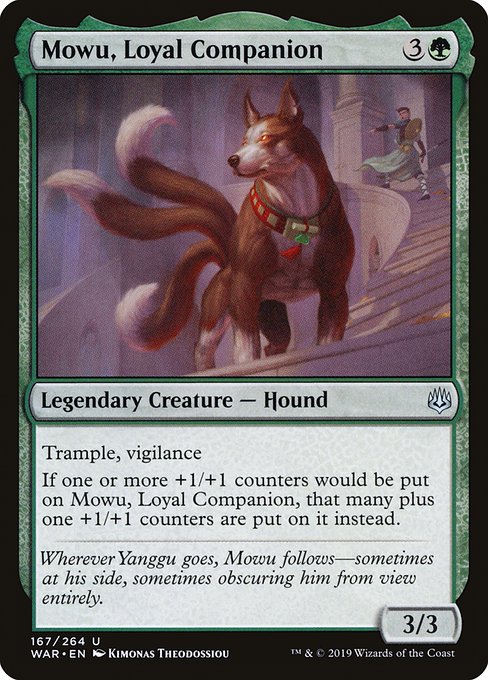 Mowu, Loyal Companion (167) - War of the Spark - Game On