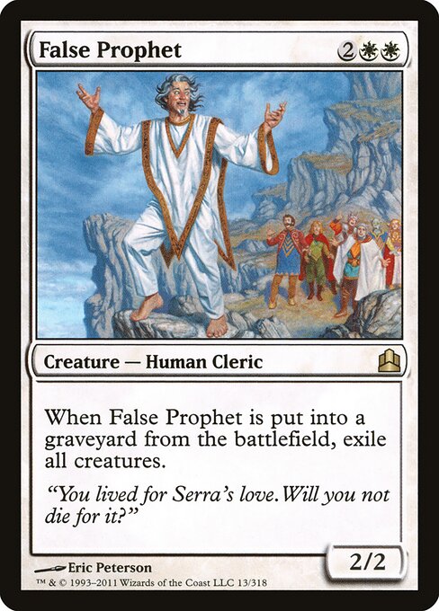 False Prophet (13) - Commander 2011 - Game On