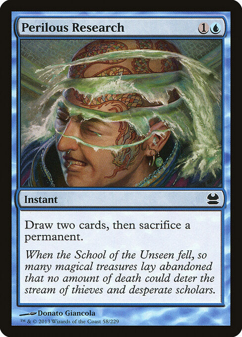 Perilous Research (58) (Foil) - Modern Masters - Game On
