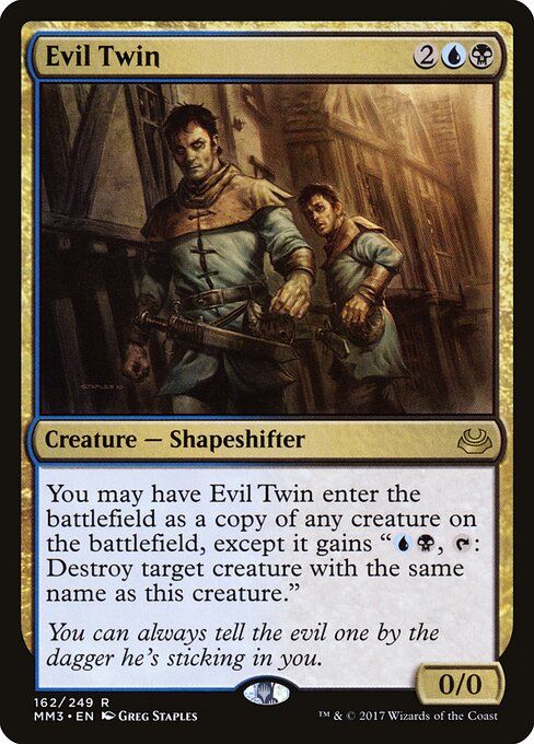 Evil Twin (162) - Modern Masters 2017 - Game On