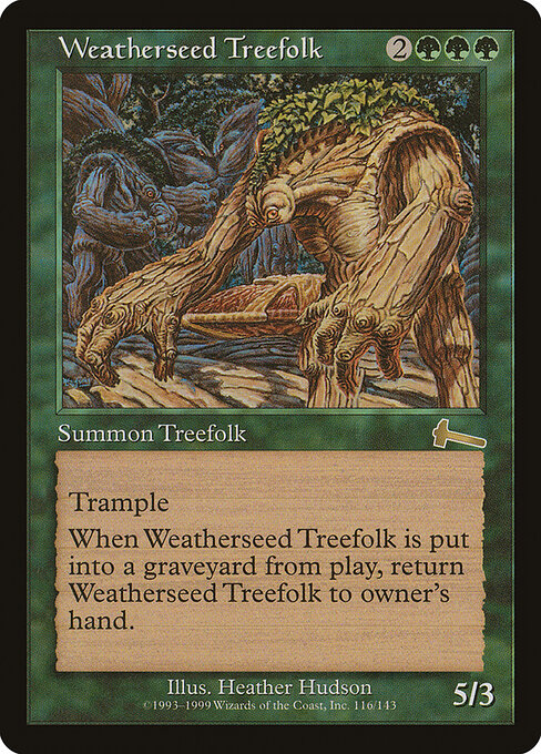 Weatherseed Treefolk (116) (Foil) - Urza's Legacy - Game On