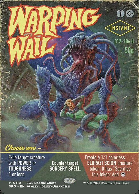 Warping Wail (119) - BORDERLESS - FULL ART - Special Guests - Game On