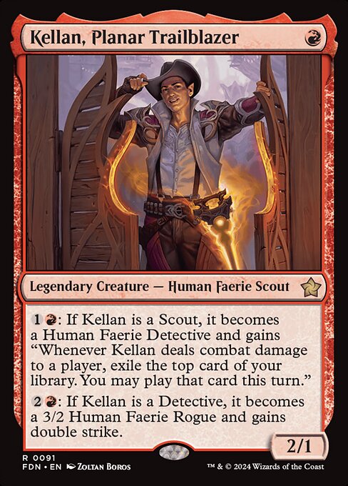 Kellan, Planar Trailblazer (91) - Foundations - Game On