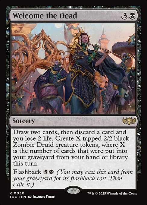 Welcome the Dead (30) - Tarkir: Dragonstorm Commander - Game On