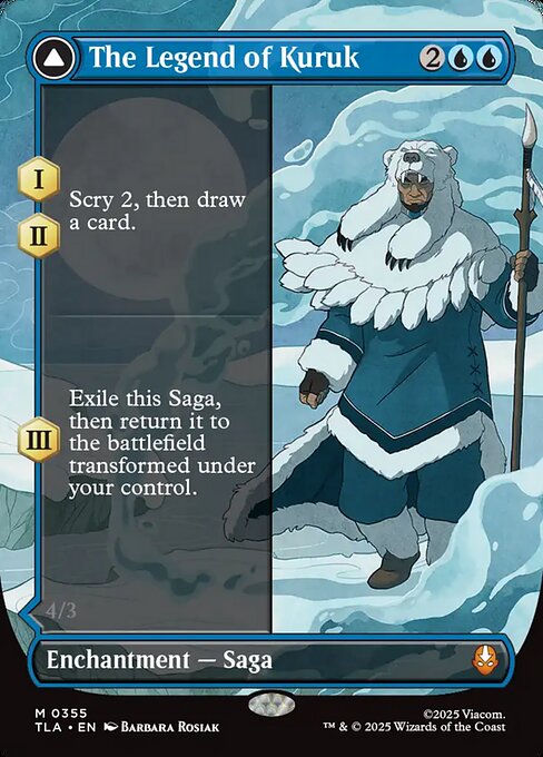 The Legend of Kuruk // Avatar Kuruk (355) - BORDERLESS - FULL ART - Avatar: The Last Airbender - Game On