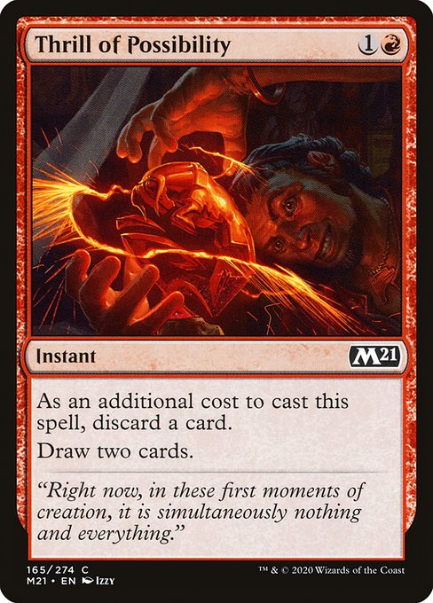 Thrill of Possibility (165) (Foil) - Core Set 2021 - Game On