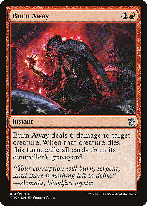 Burn Away (104) (Foil) - Khans of Tarkir - Game On