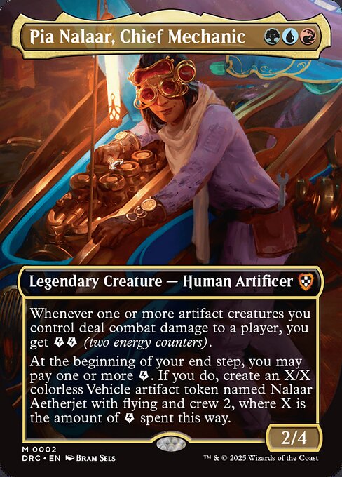 Pia Nalaar, Chief Mechanic (2) - BORDERLESS - FULL ART - Aetherdrift Commander - Game On