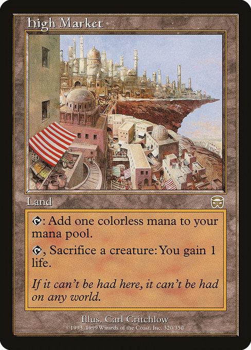 High Market (320) (Foil) - Mercadian Masques - Game On