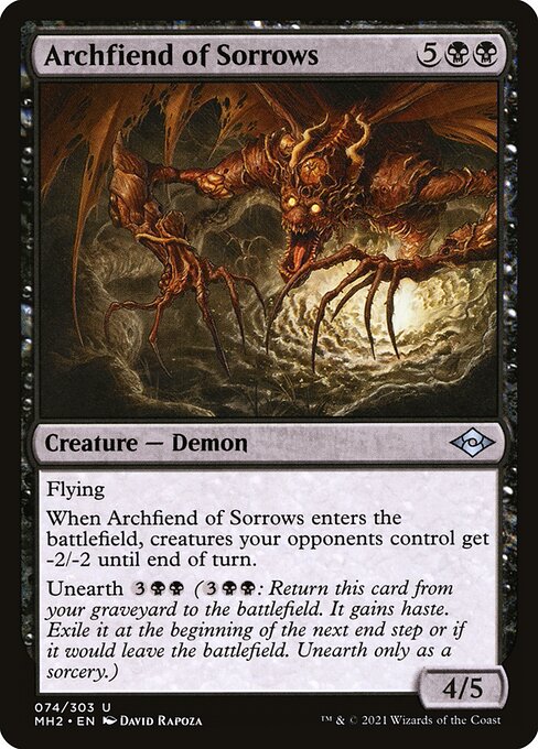 Archfiend of Sorrows (74) (Foil) - Modern Horizons 2 - Game On