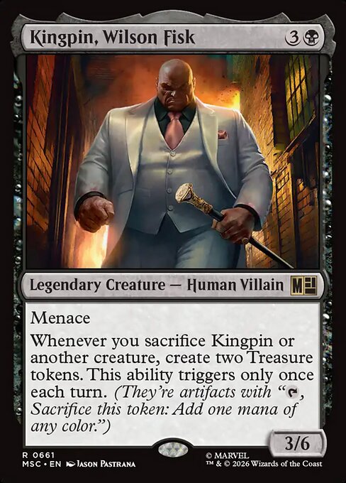 Kingpin, Wilson Fisk (661) (Foil) - Marvel Super Heroes Commander - Game On