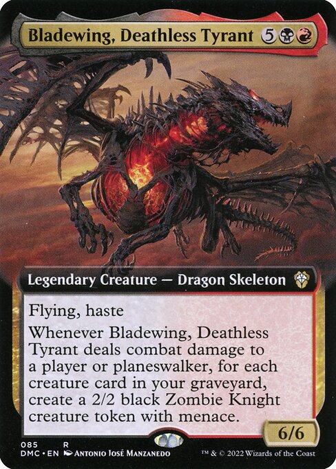 Bladewing, Deathless Tyrant (85) - EXTENDED ART - Dominaria United Commander - Game On
