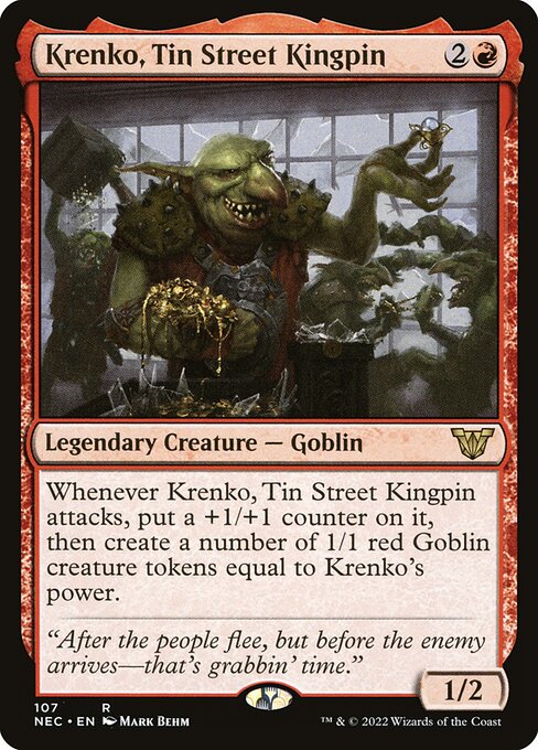 Krenko, Tin Street Kingpin (107) - Neon Dynasty Commander - Game On