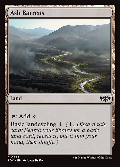 Ash Barrens (339) - Tarkir: Dragonstorm Commander - Game On