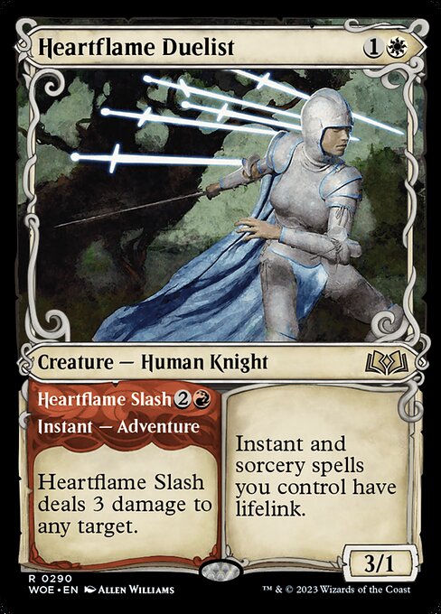 Heartflame Duelist // Heartflame Slash (290) - SHOWCASE - Wilds of Eldraine - Game On