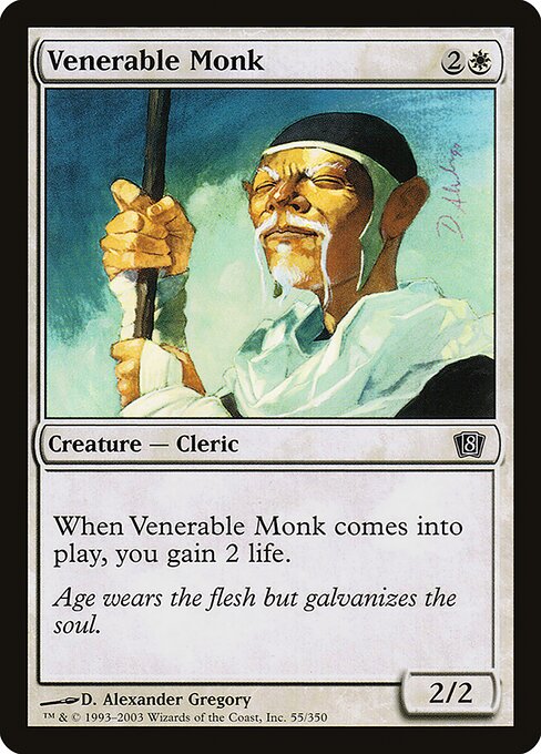 Venerable Monk (55★) - Eighth Edition - Game On
