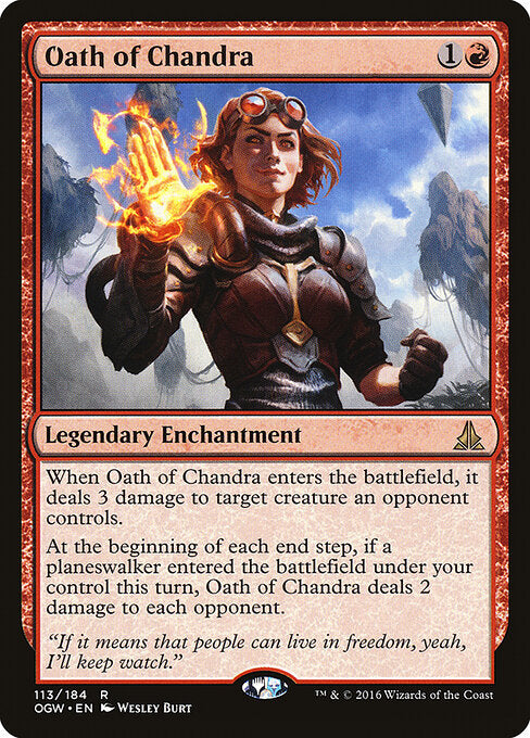 Oath of Chandra (113) (Foil) - Oath of the Gatewatch - Game On