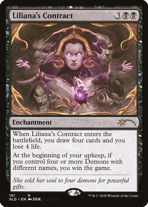 Liliana's Contract (161) (Foil) - Secret Lair Drop - Game On