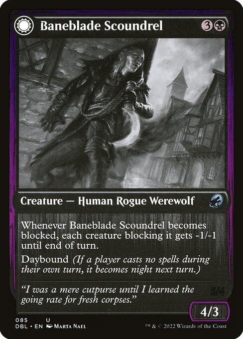 Baneblade Scoundrel // Baneclaw Marauder (85) - Innistrad: Double Feature - Game On