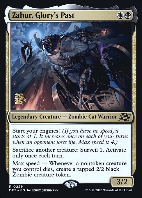 Zahur, Glory's Past (229s) (Foil) - Aetherdrift Promos - Game On