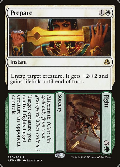Prepare // Fight (220) (Foil) - Amonkhet - Game On