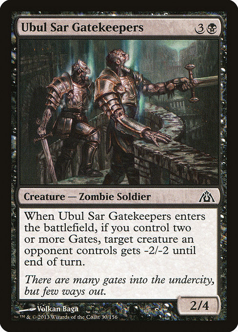 Ubul Sar Gatekeepers (30) (Foil) - Dragon's Maze - Game On