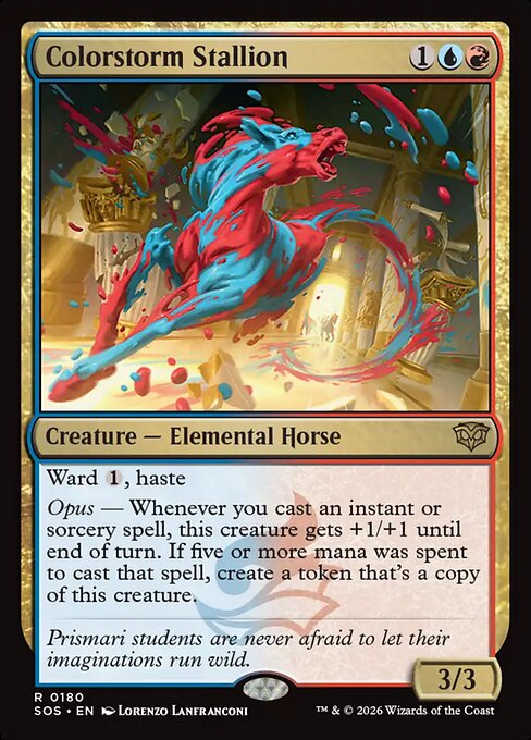 Colorstorm Stallion (180) - Secrets of Strixhaven - Game On