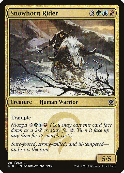 Snowhorn Rider (201) - Khans of Tarkir - Game On
