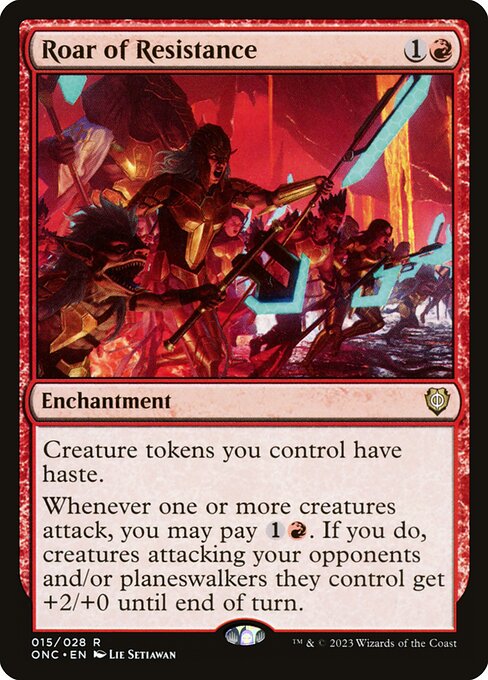 Roar of Resistance (15) - Phyrexia: All Will Be One Commander - Game On